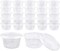 40 Pack Small Slime Containers with Lids, Jello Shot Cups Condiment Containers Plastic Portion Cups with Lids for Salad Dressing Food Storage Containers(4 oz